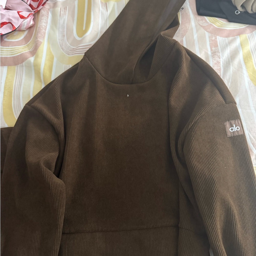 NWT ALO Yoga Chocolate Pantsuit with Classic Design